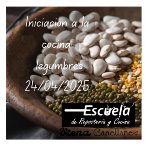 Iniciación a la cocina: legumbres.- 24/4/2025