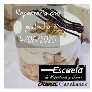 Repostería con pistacho