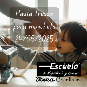 Pasta fresca para minichefs